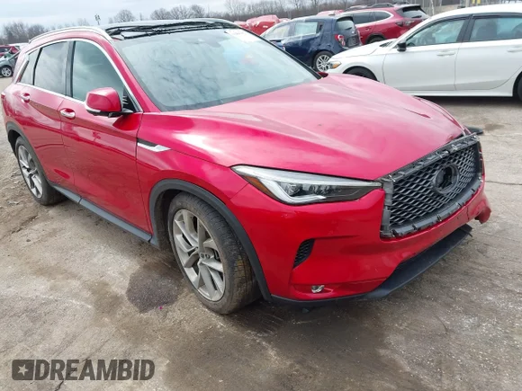 ✅ 2019 Infiniti QX50 Essential • VIN: 3PCAJ5M37KF130395 • Lot: 42014482. Listed on IAAI with 51,081 mi. Free auction sales archive from the USA and detailed vehicle history report at DreamBid. Image 1.