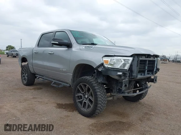 ✅ 2019 Ram 1500 Big Horn • VIN: 1C6RREFTXKN902597 • Lot: 45130330. Wystawiony na IAAI z przebiegiem 77 583 mil. Bezpłatny archiwum sprzedaży aukcyjnych z USA i szczegółowy raport historii pojazdu na DreamBid. Zdjęcie 1.