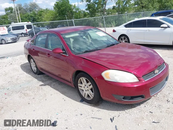 ✅ 2010 Chevrolet Impala LT • VIN: 2G1WB5EK0A1232379 • Lot: 45387420. Listed on IAAI with 202,573 mi. Free auction sales archive from the USA and detailed vehicle history report at DreamBid. Image 1.