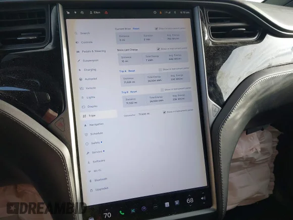 ✅ 2018 Tesla Model X 75D • VIN: 5YJXCDE28JF100874 • Лот: 41370561. Опубліковано раніше на IAAI з пробігом 71 530 миль. Безкоштовний доступ до архіву аукціонних продажів зі США та докладний звіт про історію автомобіля на DreamBid. Зображення 7.