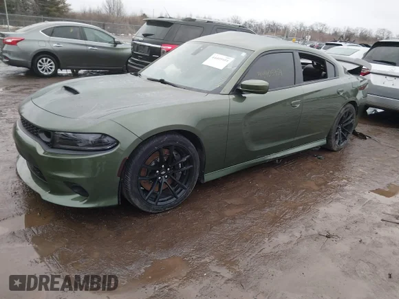 ✅ 2022 Dodge Charger Scat Pack Widebody • VIN: 2C3CDXGJ1NH120261 • Лот: 44405959. Опубліковано раніше на IAAI з пробігом 51 460 миль. Безкоштовний доступ до архіву аукціонних продажів зі США та докладний звіт про історію автомобіля на DreamBid. Зображення 2.
