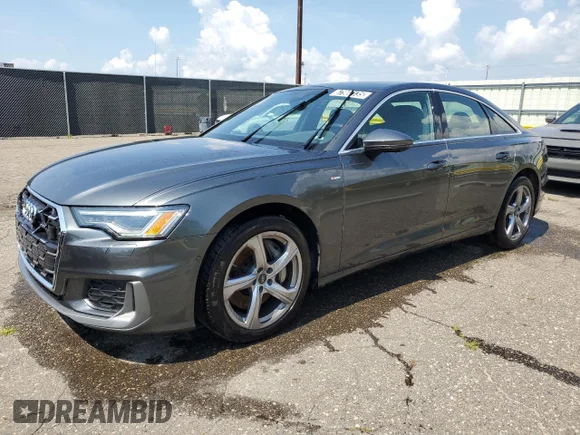 ✅ 2024 Audi A6 Premium Plus • VIN: WAUL2BF28RN051738 • Lot: 67908135. Listed on Copart with 21,571 mi. Free auction sales archive from the USA and detailed vehicle history report at DreamBid. Image 1.
