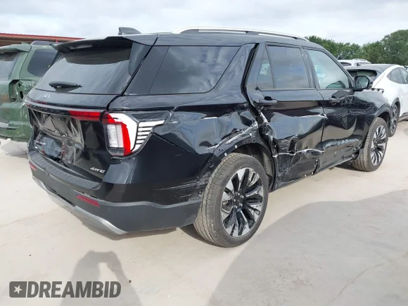 ✅ 2025 Ford Explorer Platinum • VIN: 1FMUK8HH6SGB65500 • Lot: 45126266. Wystawiony na IAAI z przebiegiem 34 348 mil. Bezpłatny archiwum sprzedaży aukcyjnych z USA i szczegółowy raport historii pojazdu na DreamBid. Zdjęcie 4.