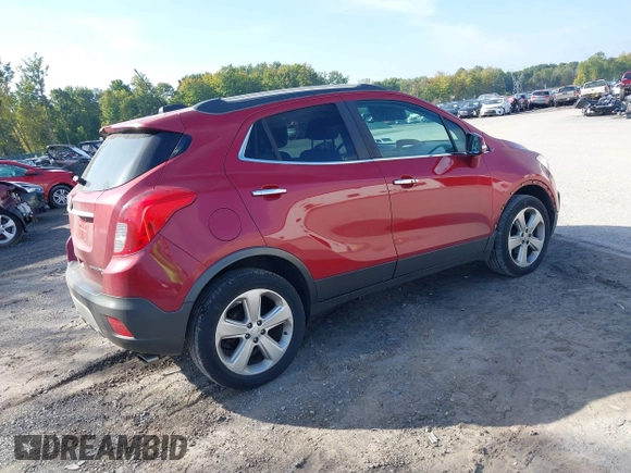 ✅ 2015 Buick Encore • VIN: KL4CJESB6FB214567 • Lot: 41707610. Wystawiony na IAAI z przebiegiem 74 998 mil. Bezpłatny archiwum sprzedaży aukcyjnych z USA i szczegółowy raport historii pojazdu na DreamBid. Zdjęcie 4.