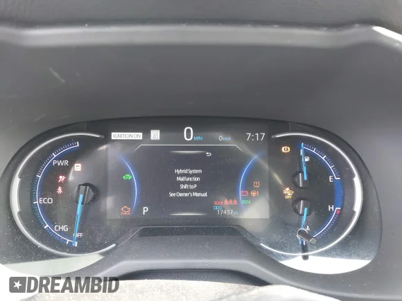 ✅ 2025 Toyota RAV4 Hybrid XLE • VIN: 4T3RWRFV3SU180621 • Lot: 44825971. Listed on IAAI with 17,457 mi. Free auction sales archive from the USA and detailed vehicle history report at DreamBid. Image 7.