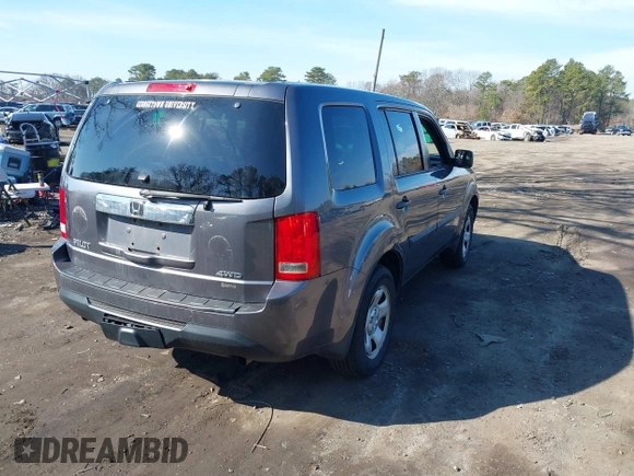 ✅ 2014 Honda Pilot LX • VIN: 5FNYF4H23EB048289 • Lot: 44593597. Wystawiony na IAAI z przebiegiem 161 299 mil. Bezpłatny archiwum sprzedaży aukcyjnych z USA i szczegółowy raport historii pojazdu na DreamBid. Zdjęcie 4.