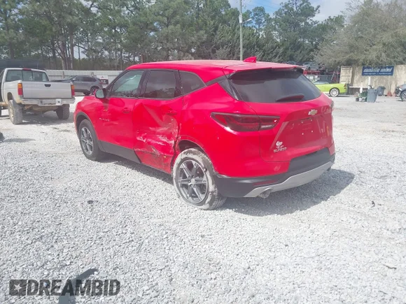 ✅ 2023 Chevrolet Blazer LT • VIN: 3GNKBCR4XPS229984 • Lot: 44533297. Listed on IAAI with 52,775 mi. Free auction sales archive from the USA and detailed vehicle history report at DreamBid. Image 3.