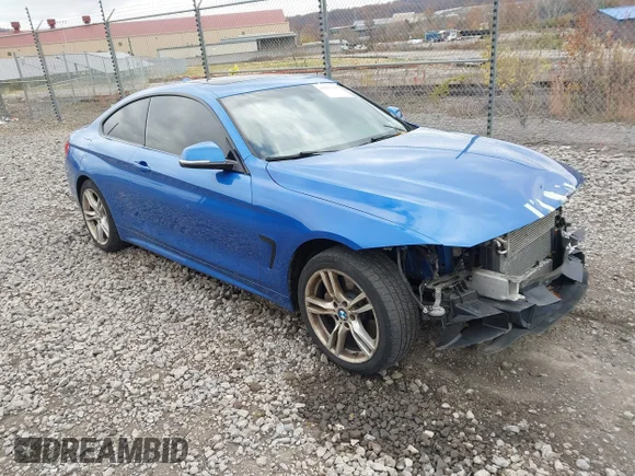 ✅ 2015 BMW 4 Series 435i xDrive • VIN: WBA3R5C5XFK371961 • Lot: 43665268. Listed on IAAI with 117,064 mi. Free auction sales archive from the USA and detailed vehicle history report at DreamBid. Image 1.