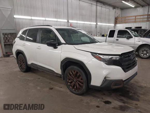 ✅ 2025 Subaru Forester Special Sports • VIN: JF2SLDHC4SH515210 • Лот: 44538199. Опубликован ранее на IAAI с пробегом 7 431 миль. Бесплатный доступ к архиву аукционных продаж из США и подробный отчёт об истории автомобиля на DreamBid. Изображение 1.