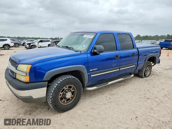 ✅ 2004 Chevrolet Silverado 2500 LS • VIN: 1GCGC23U84F143085 • Lot: 52265266. Listed on Copart with 192,260 mi. Free auction sales archive from the USA and detailed vehicle history report at DreamBid. Image 1.