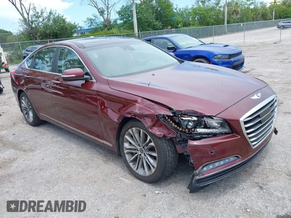 ✅ 2016 Hyundai Genesis 3.8L • VIN: KMHGN4JE0GU107047 • Лот: 42926599. Опубліковано раніше на IAAI з пробігом 73 957 миль. Безкоштовний доступ до архіву аукціонних продажів зі США та докладний звіт про історію автомобіля на DreamBid. Зображення 1.