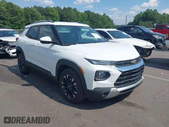 ✅ 2023 Chevrolet TrailBlazer LT • VIN: KL79MPS26PB159796 • Лот: 45338268. Опубликован ранее на IAAI с пробегом 24 644 миль. Бесплатный доступ к архиву аукционных продаж из США и подробный отчёт об истории автомобиля на DreamBid. Изображение 1.