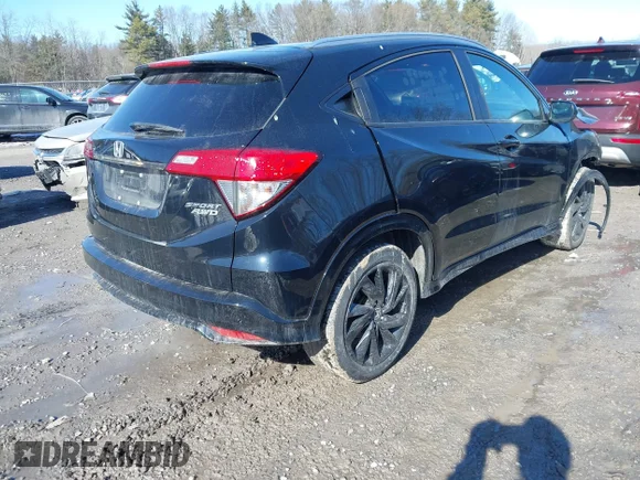 ✅ 2021 Honda HR-V Sport • VIN: 3CZRU6H16MM753010 • Lot: 44463329. Wystawiony na IAAI z przebiegiem 56 703 mil. Bezpłatny archiwum sprzedaży aukcyjnych z USA i szczegółowy raport historii pojazdu na DreamBid. Zdjęcie 4.