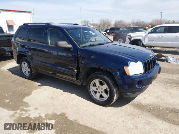 ✅ 2005 Jeep Grand Cherokee Laredo • VIN: 1J4GS48K85C714559 • Лот: 44639345. Опубликован ранее на IAAI с пробегом 137 824 миль. Бесплатный доступ к архиву аукционных продаж из США и подробный отчёт об истории автомобиля на DreamBid. Изображение 1.
