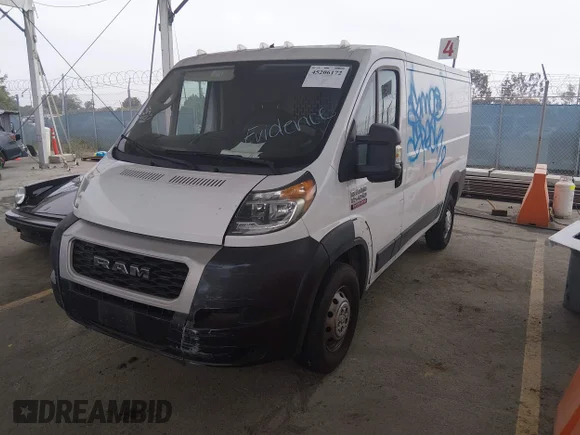 ✅ 2020 Ram ProMaster Cargo • VIN: 3C6TRVAG0LE114966 • Лот: 45206172. Опубликован ранее на IAAI с пробегом 91 678 миль. Бесплатный доступ к архиву аукционных продаж из США и подробный отчёт об истории автомобиля на DreamBid. Изображение 2.