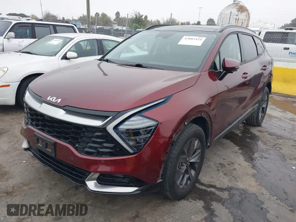✅ 2023 Kia Sportage SX-Prestige • VIN: KNDPXCAG0P7031810 • Lot: 43885424. Wystawiony na IAAI z przebiegiem 42 673 mil. Bezpłatny archiwum sprzedaży aukcyjnych z USA i szczegółowy raport historii pojazdu na DreamBid. Zdjęcie 2.