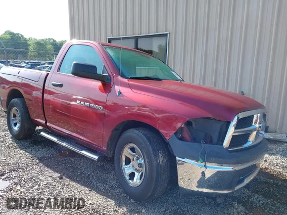 ✅ 2012 Ram 1500 ST • VIN: 3C6JD6AP6CG215932 • Лот: 42437686. Опубліковано раніше на IAAI з пробігом 187 206 миль. Безкоштовний доступ до архіву аукціонних продажів зі США та докладний звіт про історію автомобіля на DreamBid. Зображення 1.