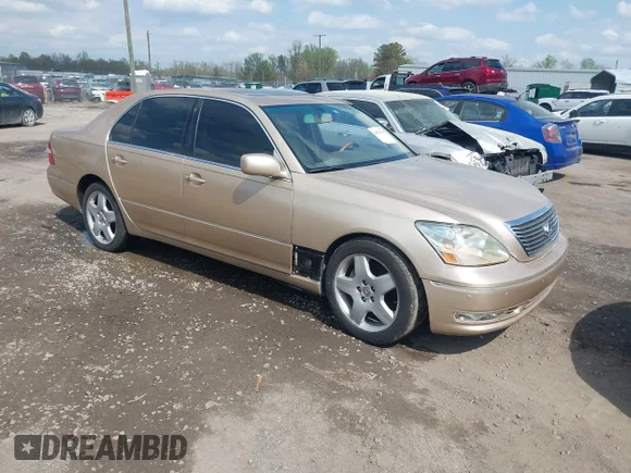 ✅ 2005 Lexus LS 430 • VIN: JTHBN36F550177740 • Lot: 44776738. Wystawiony na IAAI z przebiegiem 132 660 mil. Bezpłatny archiwum sprzedaży aukcyjnych z USA i szczegółowy raport historii pojazdu na DreamBid. Zdjęcie 1.