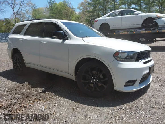 ✅ 2019 Dodge Durango GT Plus • VIN: 1C4RDJDG0KC852990 • Lot: 45022565. Listed on IAAI with 102,362 mi. Free auction sales archive from the USA and detailed vehicle history report at DreamBid. Image 1.
