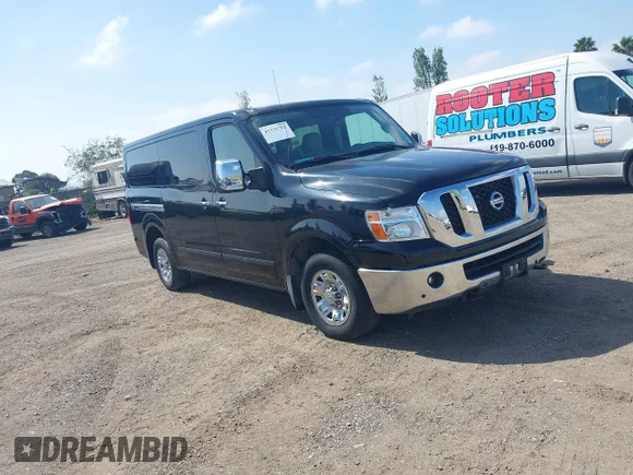 ✅ 2019 Nissan NV 3500 HD SL • VIN: 5BZAF0AA1KN850056 • Lot: 43375782. Listed on IAAI with 13,876 mi. Free auction sales archive from the USA and detailed vehicle history report at DreamBid. Image 1.