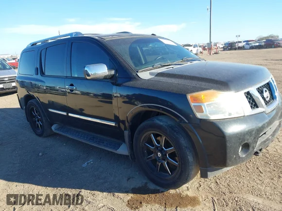 ✅ 2012 Nissan Armada SL • VIN: 5N1BA0ND0CN602353 • Lot: 44389696. Listed on IAAI with 233,055 mi. Free auction sales archive from the USA and detailed vehicle history report at DreamBid. Image 1.