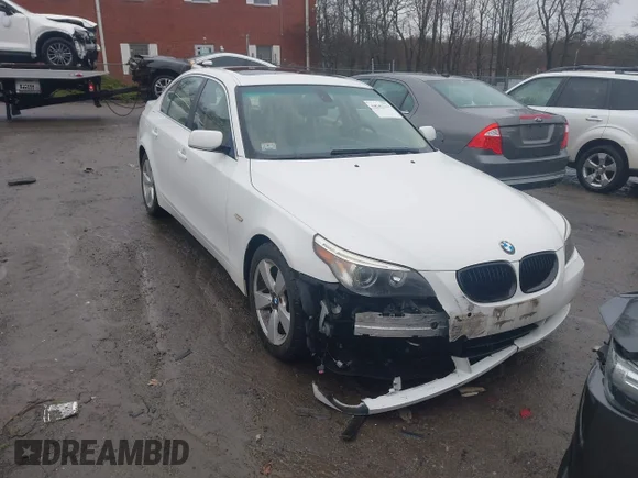 ✅ 2007 BMW 5 Series 530xi • VIN: WBANF73537CU26453 • Lot: 44542119. Listed on IAAI with 107,594 mi. Free auction sales archive from the USA and detailed vehicle history report at DreamBid. Image 1.
