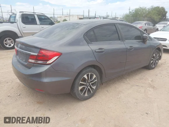 ✅ 2014 Honda Civic EX • VIN: 19XFB2F87EE047733 • Lot: 45007401. Listed on IAAI with Not provided. Free auction sales archive from the USA and detailed vehicle history report at DreamBid. Image 4.