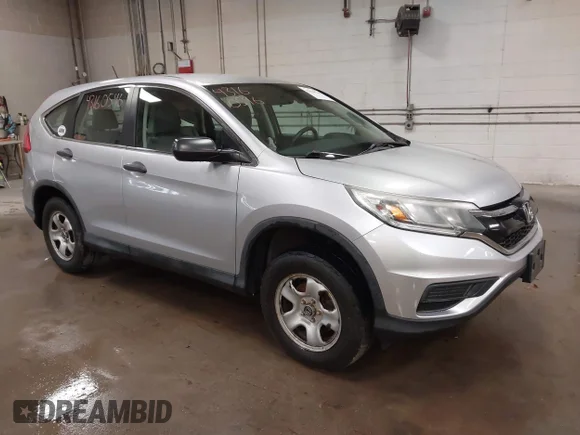 ✅ 2015 Honda CR-V LX • VIN: 2HKRM4H32FH641910 • Lot: 43160546. Listed on IAAI with 110,758 mi. Free auction sales archive from the USA and detailed vehicle history report at DreamBid. Image 1.