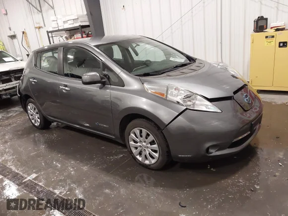 ✅ 2015 Nissan LEAF S • VIN: 1N4AZ0CP6FC311626 • Лот: 44114306. Опубліковано раніше на IAAI з пробігом 55 426 миль. Безкоштовний доступ до архіву аукціонних продажів зі США та докладний звіт про історію автомобіля на DreamBid. Зображення 1.