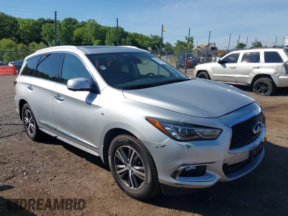 ✅ 2019 Infiniti QX60 Luxe • VIN: 5N1DL0MM2KC500843 • Лот: 45263480. Опубликован ранее на IAAI с пробегом 136 452 миль. Бесплатный доступ к архиву аукционных продаж из США и подробный отчёт об истории автомобиля на DreamBid. Изображение 1.