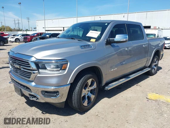 ✅ 2019 Ram 1500 Laramie • VIN: 1C6RREJT9KN519399 • Lot: 44637954. Wystawiony na IAAI z przebiegiem 106 515 mil. Bezpłatny archiwum sprzedaży aukcyjnych z USA i szczegółowy raport historii pojazdu na DreamBid. Zdjęcie 2.