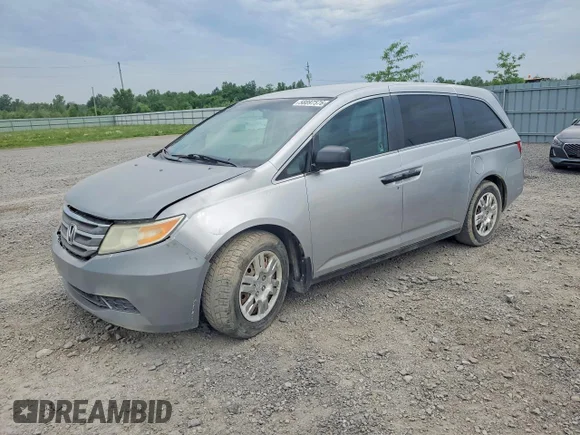 ✅ 2011 Honda Odyssey LX • VIN: 5FNRL5H27BB508763 • Лот: 58897576. Опубликован ранее на Copart с пробегом 183 704 миль. Бесплатный доступ к архиву аукционных продаж из США и подробный отчёт об истории автомобиля на DreamBid. Изображение 1.