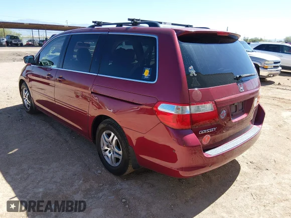 ✅ 2006 Honda Odyssey EX-L • VIN: 5FNRL38656B121318 • Лот: 45189339. Опубліковано раніше на IAAI з пробігом 252 624 миль. Безкоштовний доступ до архіву аукціонних продажів зі США та докладний звіт про історію автомобіля на DreamBid. Зображення 3.