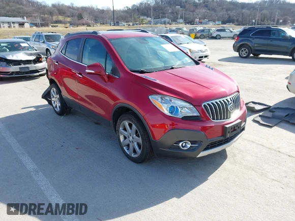✅ 2014 Buick Encore Leather • VIN: KL4CJGSB1EB784230 • Lot: 41500279. Listed on IAAI with 74,094 mi. Free auction sales archive from the USA and detailed vehicle history report at DreamBid. Image 1.