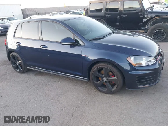 ✅ 2016 Volkswagen Golf GTI SE • VIN: 3VW4T7AU2GM062653 • Lot: 41626898. Wystawiony na IAAI z przebiegiem 67 396 mil. Bezpłatny archiwum sprzedaży aukcyjnych z USA i szczegółowy raport historii pojazdu na DreamBid. Zdjęcie 1.
