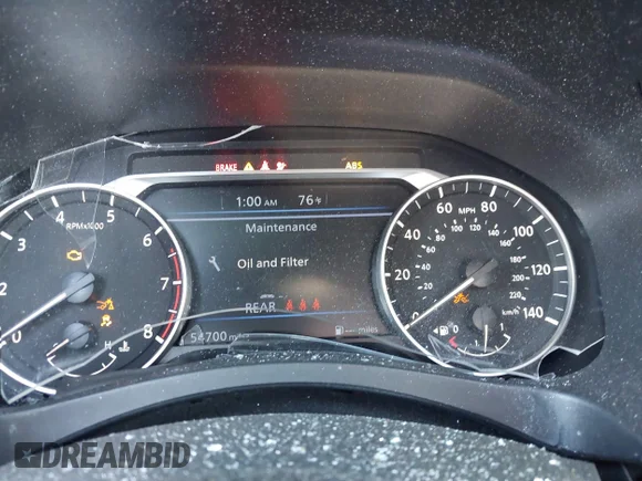 ✅ 2025 Nissan Altima SV • VIN: 1N4BL4DV2SN337410 • Lot: 45135080. Wystawiony na IAAI z przebiegiem 54 700 mil. Bezpłatny archiwum sprzedaży aukcyjnych z USA i szczegółowy raport historii pojazdu na DreamBid. Zdjęcie 7.