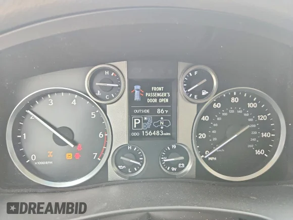 ✅ 2014 Lexus LX 570 • VIN: JTJHY7AX8E4154825 • Lot: 57072456. Listed on Copart with 156,483 mi. Free auction sales archive from the USA and detailed vehicle history report at DreamBid. Image 9.