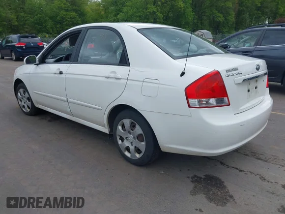 ✅ 2009 Kia Spectra EX • VIN: KNAFE222195664620 • Lot: 45125248. Wystawiony na IAAI z przebiegiem 177 845 mil. Bezpłatny archiwum sprzedaży aukcyjnych z USA i szczegółowy raport historii pojazdu na DreamBid. Zdjęcie 3.