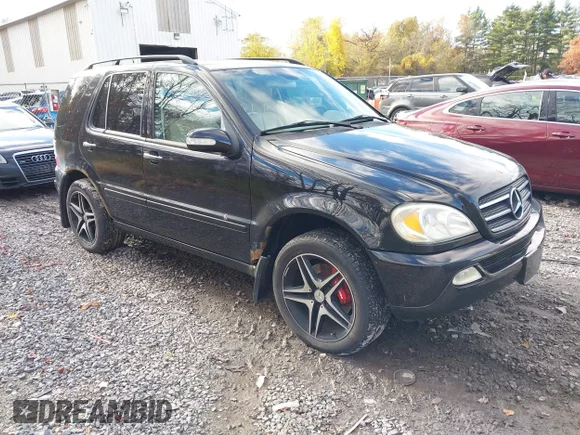 ✅ 2005 Mercedes-Benz M 500 • VIN: 4JGAB75E75A563300 • Lot: 43553250. Listed on IAAI with 213,960 mi. Free auction sales archive from the USA and detailed vehicle history report at DreamBid. Image 1.