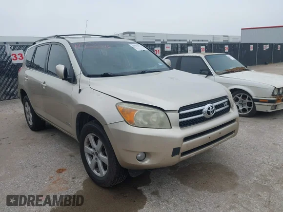 ✅ 2007 Toyota RAV4 Limited • VIN: JTMZK31V776004728 • Lot: 44958596. Listed on IAAI with 189,748 mi. Free auction sales archive from the USA and detailed vehicle history report at DreamBid. Image 1.