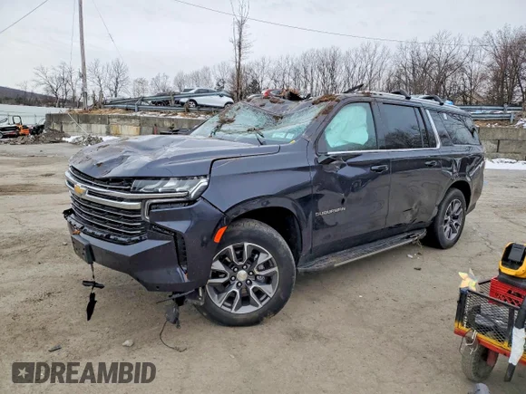 ✅ 2023 Chevrolet Suburban LT • VIN: 1GNSKCKD1PR138308 • Lot: 98700935. Listed on Copart with 33,711 mi. Free auction sales archive from the USA and detailed vehicle history report at DreamBid. Image 1.