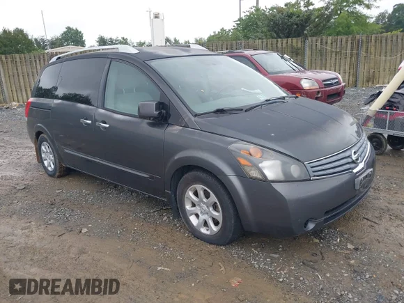 ✅ 2009 Nissan Quest SL • VIN: 5N1BV28U19N108166 • Лот: 42298091. Опубликован ранее на IAAI с пробегом 98 518 миль. Бесплатный доступ к архиву аукционных продаж из США и подробный отчёт об истории автомобиля на DreamBid. Изображение 1.