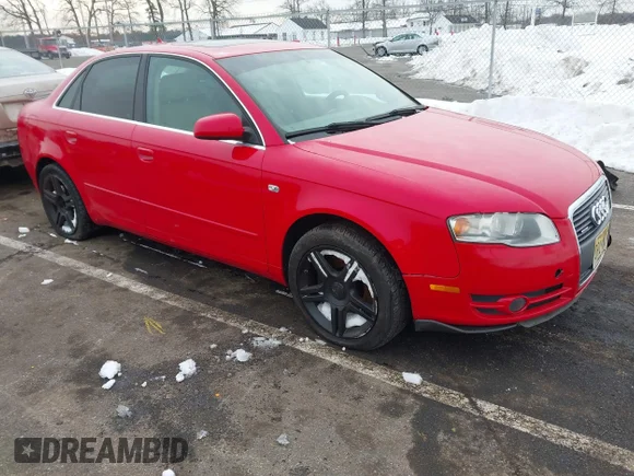 ✅ 2007 Audi A4 2.0T • VIN: WAUDF78E07A053761 • Lot: 44309905. Listed on IAAI with Not provided. Free auction sales archive from the USA and detailed vehicle history report at DreamBid. Image 1.