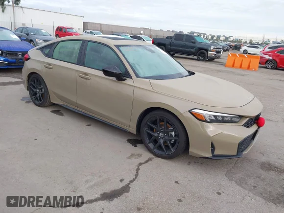 ✅ 2025 Honda Civic Sport • VIN: JHMFL4H8XSX002673 • Lot: 44078967. Listed on IAAI with 13,868 mi. Free auction sales archive from the USA and detailed vehicle history report at DreamBid. Image 1.