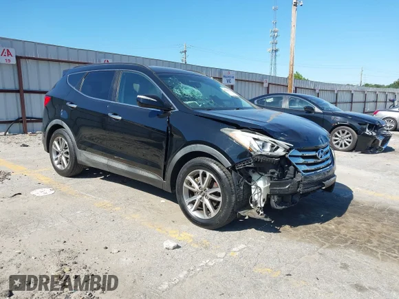 ✅ 2014 Hyundai Santa Fe • VIN: 5XYZU3LA1EG129318 • Лот: 45125627. Опубліковано раніше на IAAI з пробігом 108 046 миль. Безкоштовний доступ до архіву аукціонних продажів зі США та докладний звіт про історію автомобіля на DreamBid. Зображення 1.