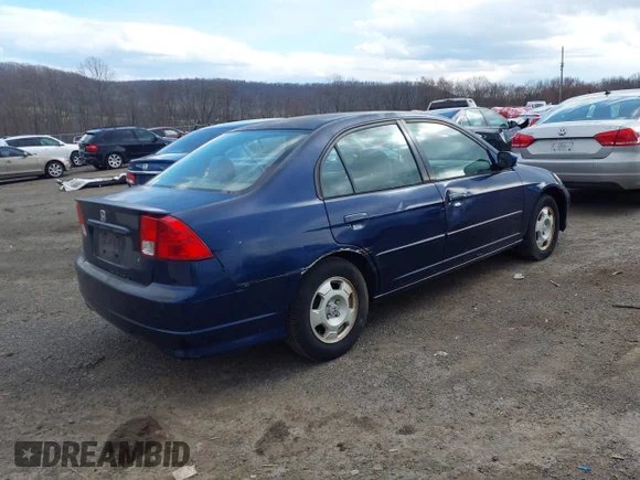 ✅ 2005 Honda Civic • VIN: JHMES96655S014177 • Lot: 44765334. Listed on IAAI with 140,785 mi. Free auction sales archive from the USA and detailed vehicle history report at DreamBid. Image 4.