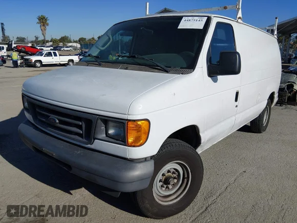 ✅ 2007 Ford Econoline Cargo Commercial • VIN: 1FTNE14W87DB11829 • Лот: 44875145. Опубліковано раніше на IAAI з пробігом 349 923 миль. Безкоштовний доступ до архіву аукціонних продажів зі США та докладний звіт про історію автомобіля на DreamBid. Зображення 2.