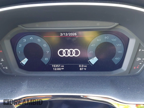 ✅ 2024 Audi Q3 S line Premium Plus • VIN: WA1EECF3XR1093671 • Lot: 44523616. Wystawiony na IAAI z przebiegiem 15 351 mil. Bezpłatny archiwum sprzedaży aukcyjnych z USA i szczegółowy raport historii pojazdu na DreamBid. Zdjęcie 7.