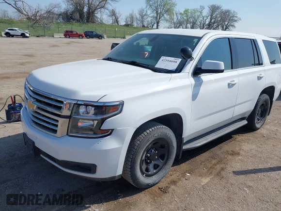 ✅ 2020 Chevrolet Tahoe Commercial • VIN: 1GNSKDEC8LR258254 • Lot: 42104608. Listed on IAAI with 105,895 mi. Free auction sales archive from the USA and detailed vehicle history report at DreamBid. Image 2.