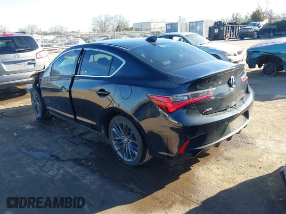 ✅ 2022 Acura ILX Premium • VIN: 19UDE2F81NA007361 • Lot: 41449947. Wystawiony na IAAI z przebiegiem 37 124 mil. Bezpłatny archiwum sprzedaży aukcyjnych z USA i szczegółowy raport historii pojazdu na DreamBid. Zdjęcie 3.